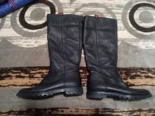 Botas de piel Gucci negras mujer