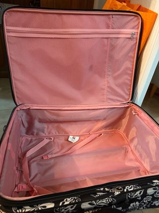 Maleta grande de viaje con estampado floral
