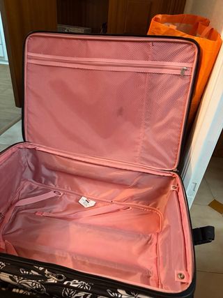 Maleta grande de viaje con estampado floral