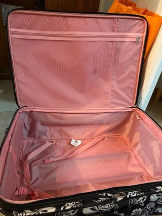 Maleta grande de viaje con estampado floral