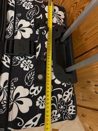 Maleta grande de viaje con estampado floral