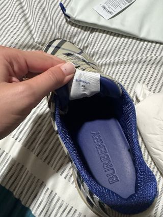 Burberry Bambas Terra Check Talla 41