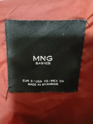 Plumas Mango Talla S/M Roja