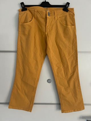 Pantaloni Capri Kenny S. Giallo Zafferano TagliaXL