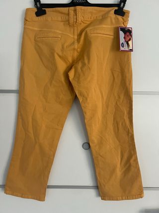 Pantaloni Capri Kenny S. Giallo Zafferano TagliaXL