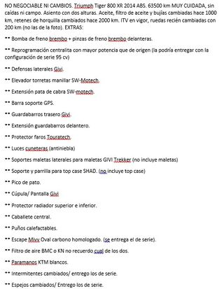 Triumph Tiger 800 XR 2014 ABS