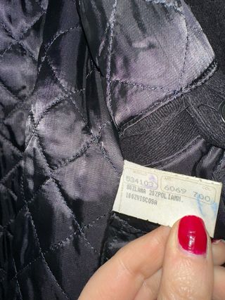 Cappotto uomo Yves Saint Laurent nero