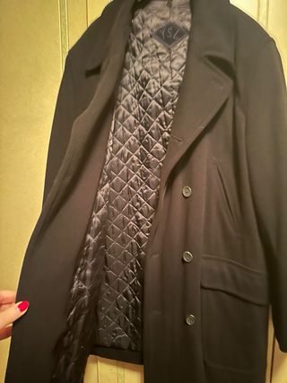 Cappotto uomo Yves Saint Laurent nero