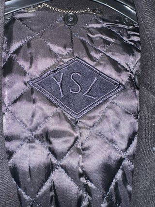 Cappotto uomo Yves Saint Laurent nero