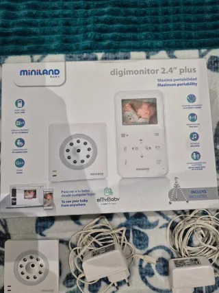 Camará bebe Vigilabebés Miniland Digimonitor 2.4