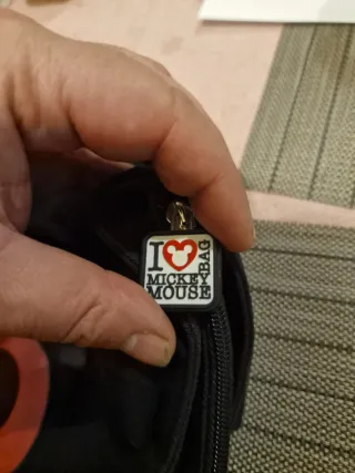 Borsa Disney I Love Mickey Mouse nera