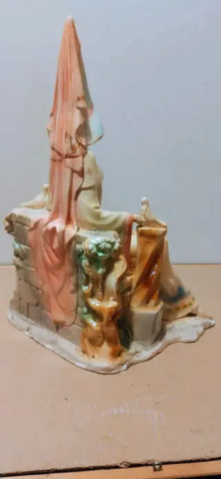 Figura Lladro Hada Paloma Blanca Porcelana