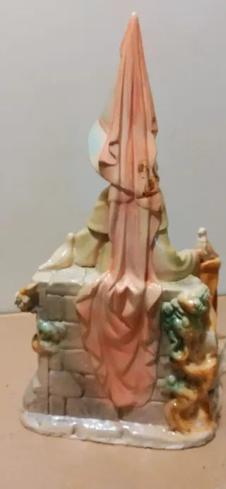 Figura Lladro Hada Paloma Blanca Porcelana