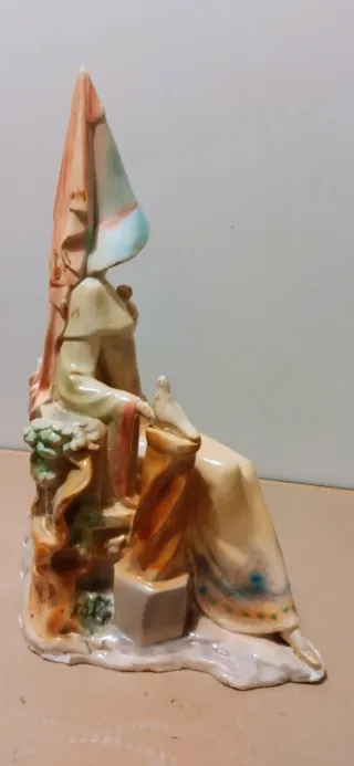 Figura Lladro Hada Paloma Blanca Porcelana