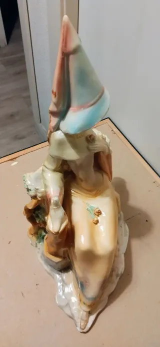 Figura Lladro Hada Paloma Blanca Porcelana