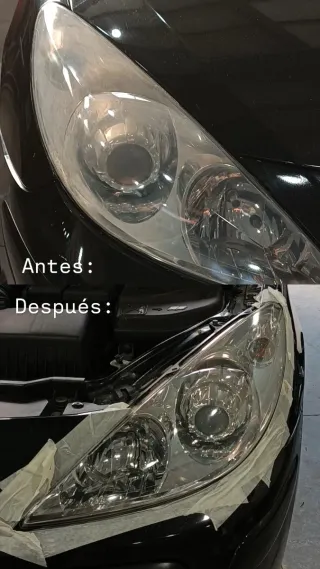 Pulido de faros o pintura