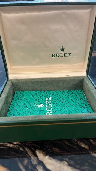 Caja Rolex original vintage sin reloj