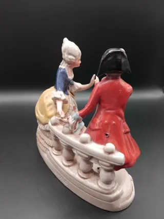 🇩🇪 Figura Porcelana Dresden Bailando