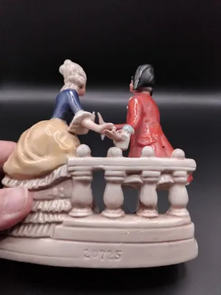 🇩🇪 Figura Porcelana Dresden Bailando