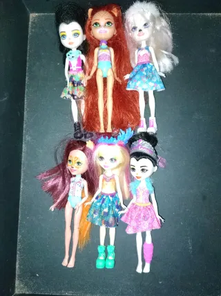 Lote 6 Muñecas Enchantimals