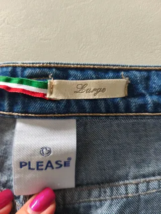 Jeans PLEASE strappati donna