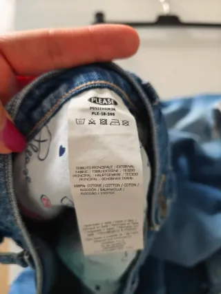 Jeans PLEASE strappati donna