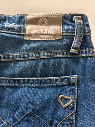 Jeans PLEASE strappati donna