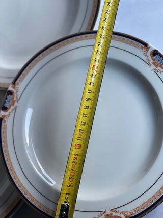 Juego 6 Platos Llanos Bavaria Erika