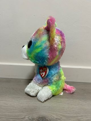 Peluche TY mediano Perro Arcoíris