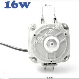 Motor multianclaje para ventilador frigorífico 16W