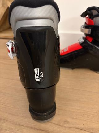 Botas de esquí infantiles talla 18.5.