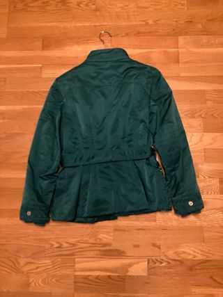 Chaqueta Purificacion Garcia Verde Acolchada