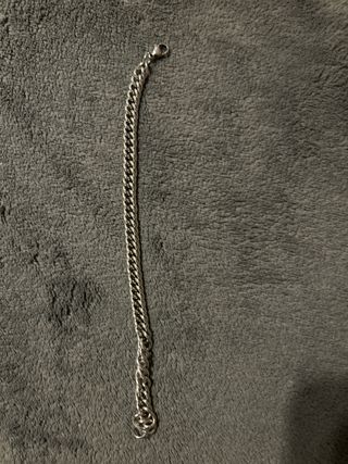 Cadena cubana y pulsera