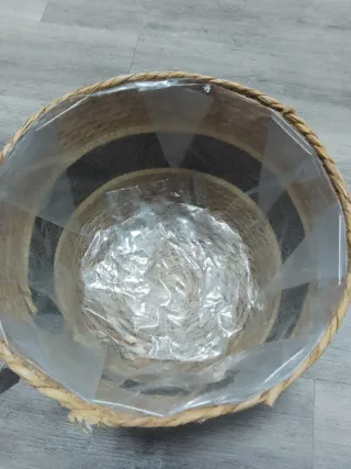 Cesta de mimbre nueva