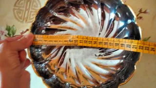 Set 4 Ciotole acciaio e bordo in Oro e 6 piccole