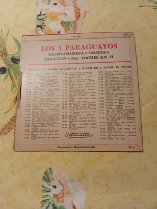 Vinilo Los 3 Paraguayos