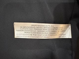 Cazadora Piel Negra Massimo Dutti