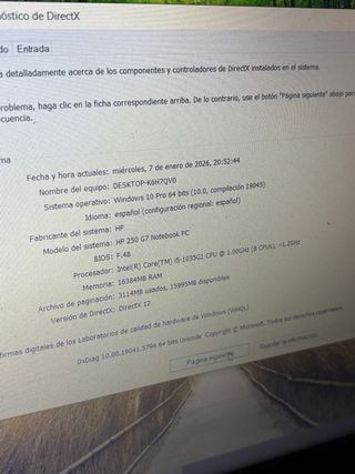 HP 250 G7 Notebook PC in ottime condizioni