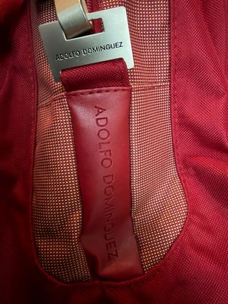Conjunto bolsa viaje y neceser rojo