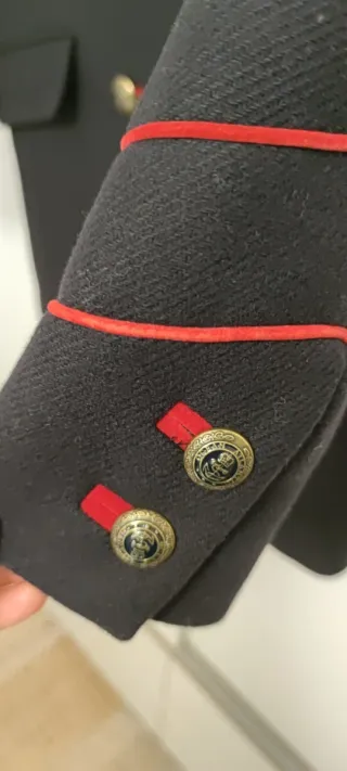 Chaquetón marinero Zara Talla S