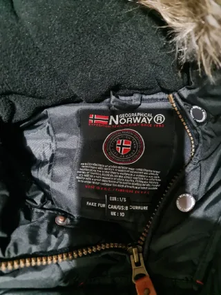 Chaqueta Geographical Norway Negra Talla S