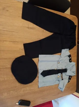 Costume Carnevale Poliziotto Bambino 2/3 anni.