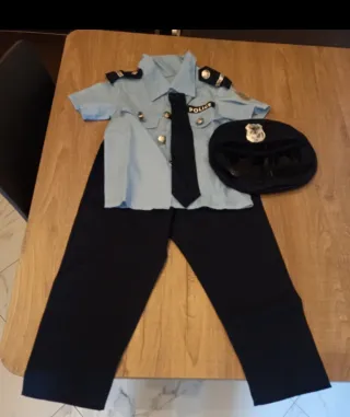 Costume Carnevale Poliziotto Bambino 2/3 anni.