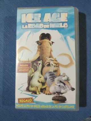 Película Ice Age VHS (Español/Inglés)