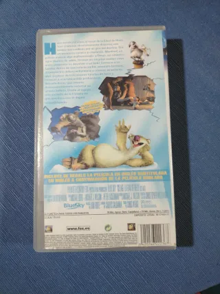 Película Ice Age VHS (Español/Inglés)