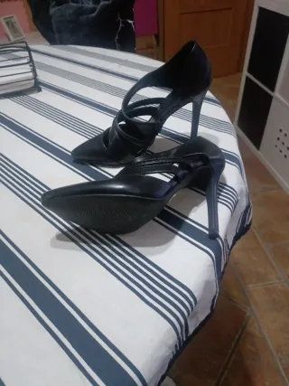 Zapatos de tacón negros mujer