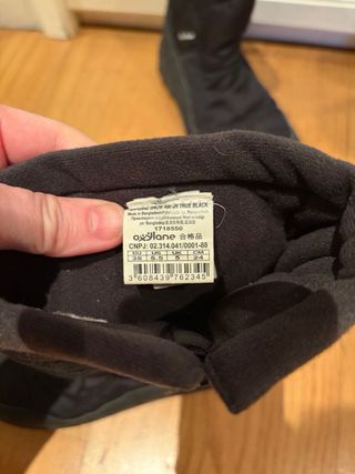 Botas de Nieve Quechua Negras Talla 38