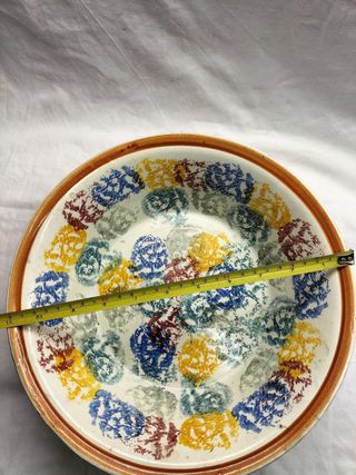 Saladeira Faiança Portuguesa Esponjada