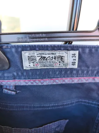 Pantaloni MCS uomo blu