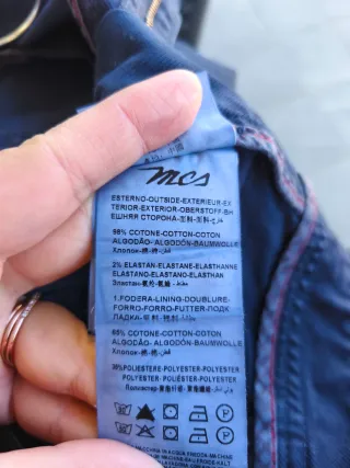 Pantaloni MCS uomo blu